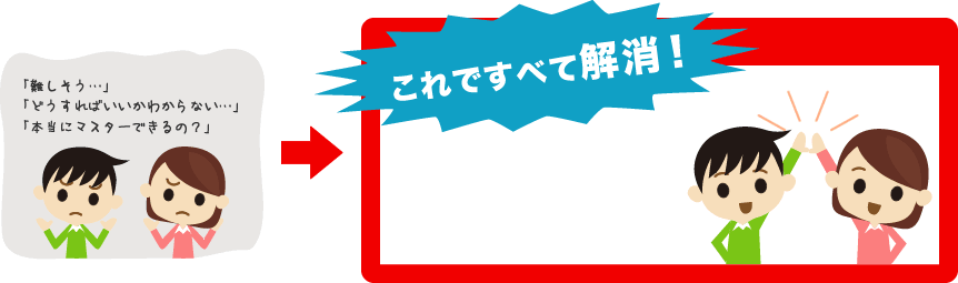 これですべて解消！１．通勤・通学中のスキマ時間で完結！２．たった1分から言語習得サイクル３．単語、リスニング、英会話、TOEICなどすべてに対応するコンテンツを提供４．ワンコイン。お金も時間も負担がない！